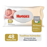 Toallitas Con Tapa Huggies Protección Tipo Óleo Calcáreo 48 