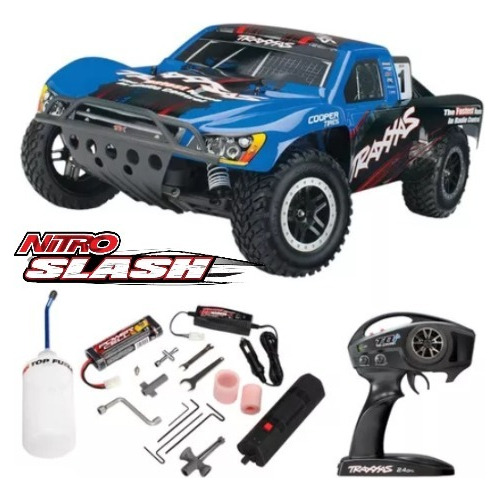 Traxxas  Gasolina Nitro Slash 44056-3 100km Envio Gratis