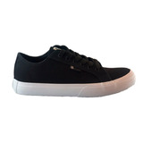 Zapatillas Dc Lifestyle Hombre Manual Tx Negro-blanco Cli