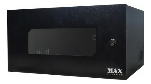 Caixa Metalica 5u Para Dvr Ou Central De Alarme Cor Preto