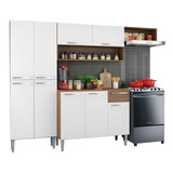 Mueble De Cocina Madesa Emilly Sin Lavadero 229 Cm