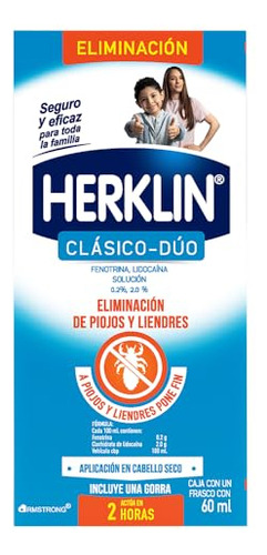 Herklin Shampoo Clásico Duo 60ml