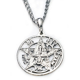 Medalla Tetragrammaton Protección Plata 2,5 Cm 4 Gr Art 1380