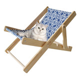 Muyg Sillón De Madera Para Gatos, Cama Elevada Para Gatos D