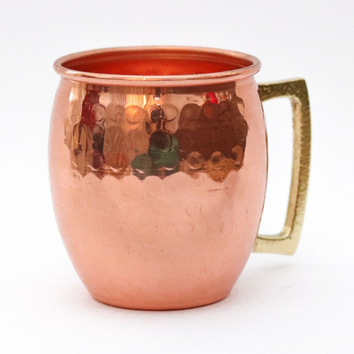 Caneca Moscow Mule Cobre Puro Bar Drink Gelo 300ml