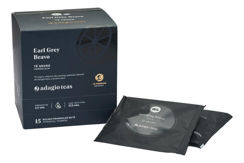 Adagio Teas Caja 15 Teabags Earl Grey Bravo