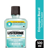 Listerine Cool Mint Zero Alcohol Enjuague Bucal X 500 Ml