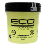 Ecoco Eco Style Gel - Aceite De Linaza De Ricino Negro - Br.