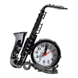 Reloj Despertador De Saxofón Relojes De Mesa Pequeños