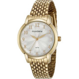 Relógio Mondaine Feminino Dourado 53629lpmvde1