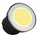 Balizador Spot Led Chão Piso Jardim 5w Embutir Blindado Solo Cor Da Cúpula Aço Escovado Cor Da Estrutura Preto