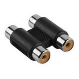 Ficha Conector Adaptador Doble Rca Hembra A Hembra 