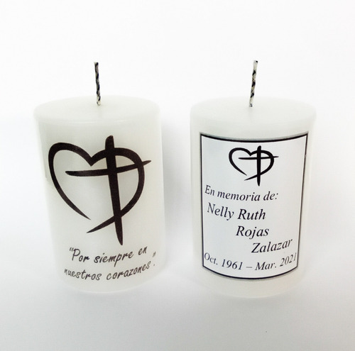 Velas Per.  Aniversario Luctuoso Pack 20 Pzas. #1