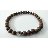 Pulsera Ojo De Tigre Mate. Pulsera Para Hombres