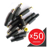 Ficha Conector Plug Hueco Pin Central Fuente 6.0x2.5mm X50