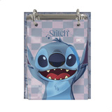 Mini Ficheiro Vertical Disney Stitch 80 Folhas Licenciado