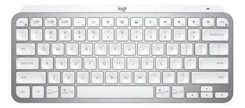 Teclado Sem Fio Mx Keys Mini Cinza Claro Logitech Idioma Inglês Uk