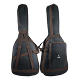 Capa Bag Violão Clássico Sierra Sag100 Folk Sierra Luxo Acolchoada Premium Cor Preto Marrom