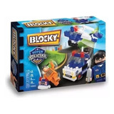 Bloques Blocky Super Policías 70 Piezas Ladrillos