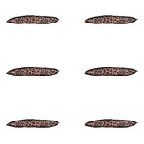 6 Rizadores De Pelo Con Estampado De Leopardo, Esponja, Riza