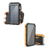 Paquete De 2 Cargadores Solares Portátiles Banco De Energía 