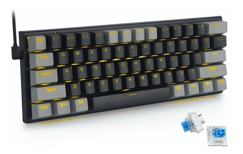 Teclado Gamer E-yooso Z-11 Qwerty Outemu Red En Inglés