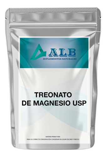 Treonato De Magnesio Puro En Polvo 10 Gr Alb