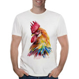 Remera Gallo 2 Animales Aves Hombre Purple Chick