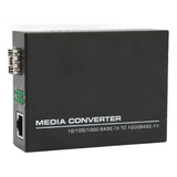 Convertidor De Fibra A Ethernet Media Gigabit Sfp Rj45 10 10