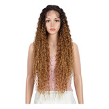 Peruca Front Lace Cacheado Ombre Hair - 75cm