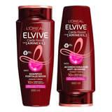 Elvive Caída Resist Aminexil 680ml Shampoo + Acondicionador