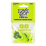 Ernie Ball 9191 Puas Everlast Heavy .88mm Amarilla 12 Pzas Color Amarillo