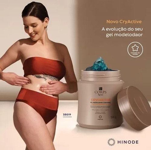 Gel Seca Barriga Cryoactive Redutor Medidas Estrias Gorduras