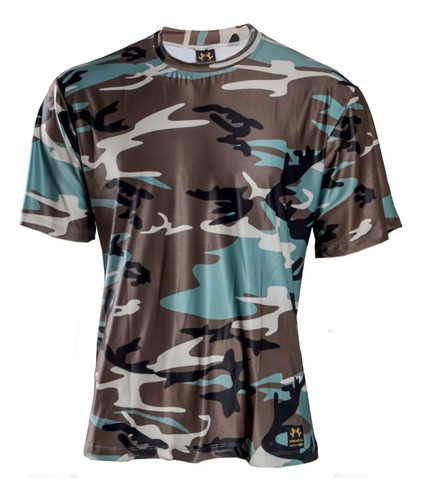 Camiseta Camuflada Manga Curta Dry Fit Uv 50+ Varios Modelos | Parcelamento sem juros
