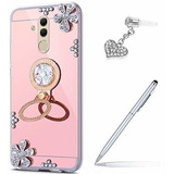 Estuche Para Huawei Mate 20 Lite Diamond Case Crystal I...