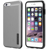 . Funda Incipio Dualpro Shine Para iPhone 6 Plus Plata Negro