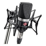 Microfone Neumann Tlm 102 Studio Set Cardióide Preto