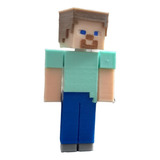 Minecraft Steve Figura 3d Pla Pixelados_