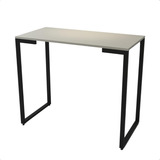 Mesa Buffet Balcão Aparador Industrial Mdf Pé Preto 90x30x76