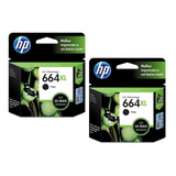 Kit 2 Cartucho Hp 664xl Preto Originais 2136 2676