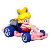 Carro Hotwheels Mario Kart Baby Peach Pipe Frame Color Rosa