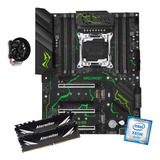 Kit Gamer Placa Mãe Machinist Mr9 Green Xeon E5 2650 V4 64gb
