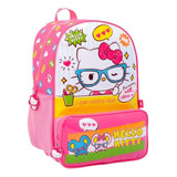 Mochila Espalda 16 Hello Kitty 74302 Color Rosa Chicle