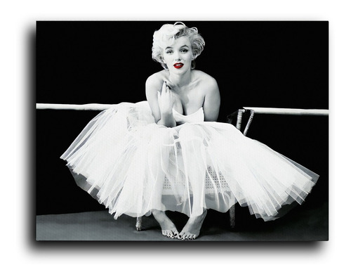 Cuadro Decorativo Canvas Marilyn Monroe Vestido Labios 60*80