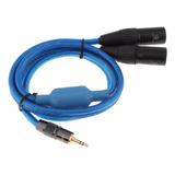 Cable De Conexión Divisor De 3.5mm A 2 Xlr 1m