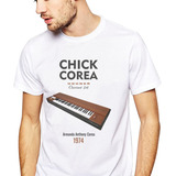 Camiseta Camisa Jazz Chick Corea Hohner Clavinet D6 Algodão