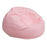 Silla Bean Bag Rosa Para Niños Y Adolescentes