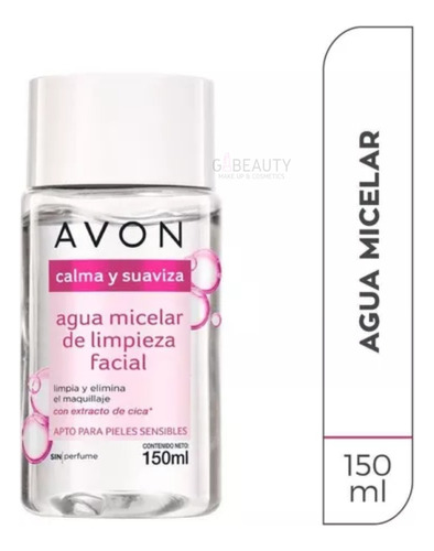 Avon Agua Micelar De Limpieza Facial 150 Ml Piel Sensible