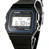 Reloj Casio F91w-1c