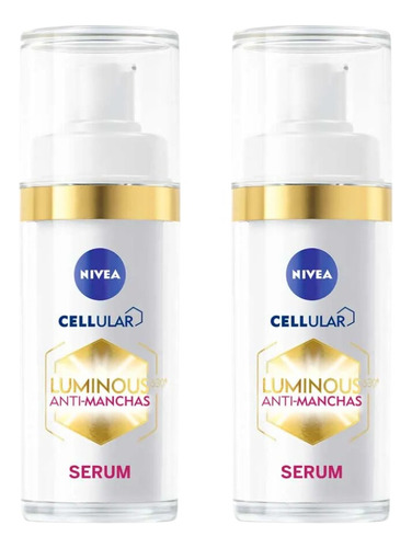 Combo X2 Nivea Serum Antimanchas Luminous 630 30 Ml